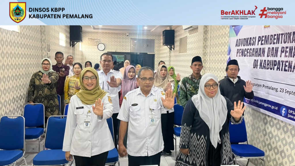 Perkuat Sinergi Pencegahan TPPO, Dinsos KBPP Kabupaten Pemalang Gelar Advokasi dan Peningkatan Kapasitas Gugus Tugas