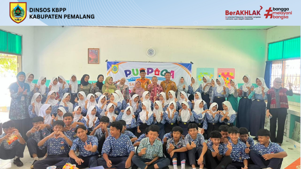 Wujudkan Lingkungan Aman bagi Pelajar, Dinsos KBPP Pemalang Gelar Puspaga Goes to School di SMPN 4 Randudongkal